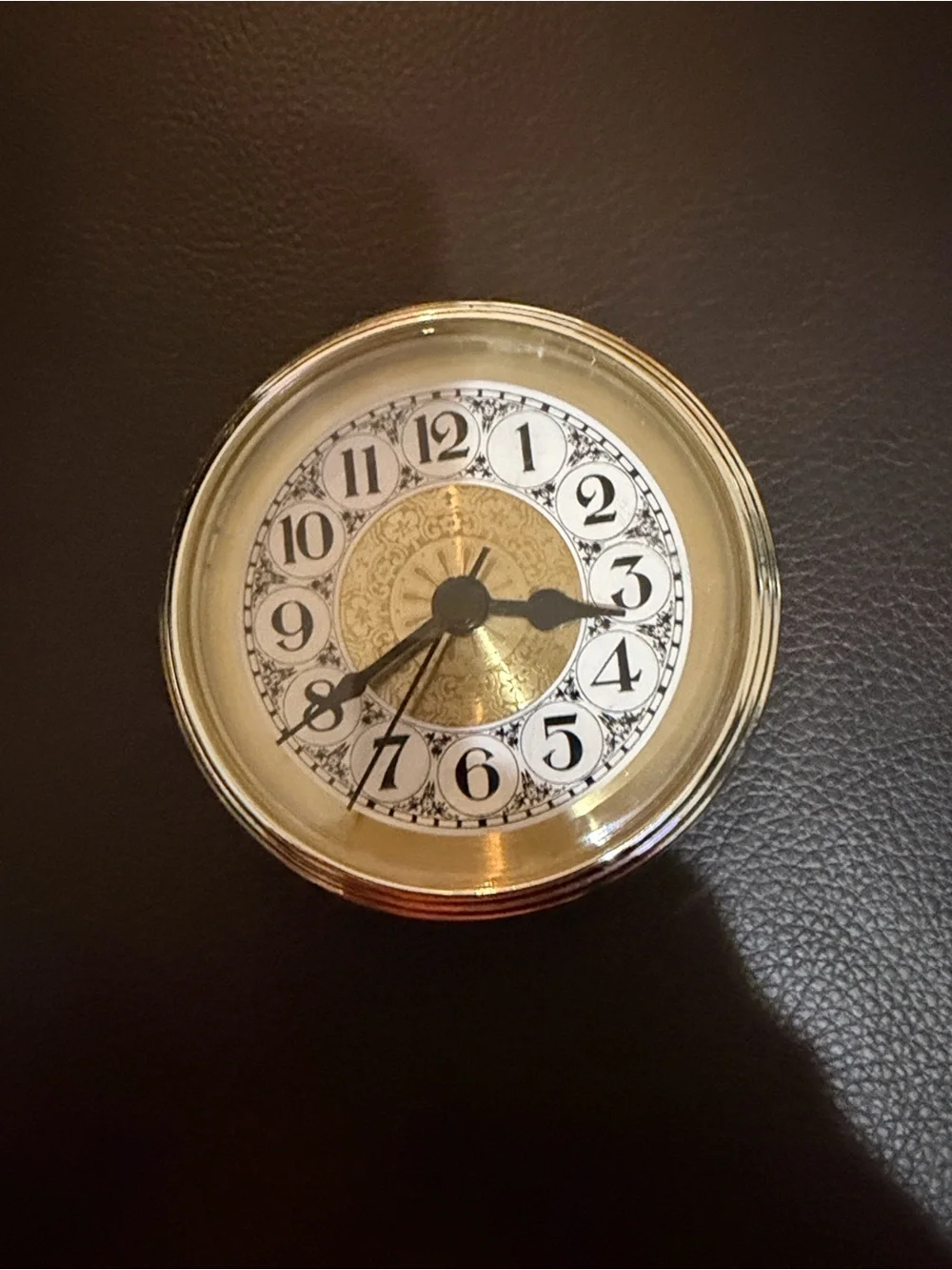 Gold Decorative Wall Clock Insert - Classic Dial